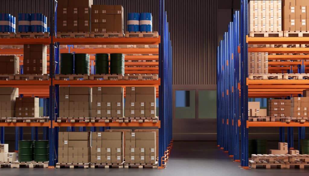 an organized warehouse, showing the owners understand the importance of accurate warehousing and logistics